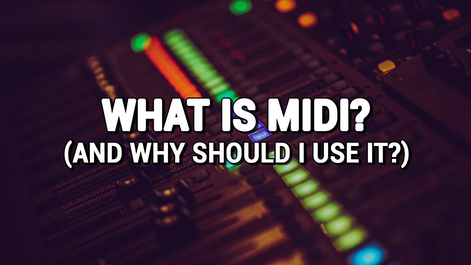 MIDI EXPLAINED What is MIDI and How Do I Use it? Producer Sphere