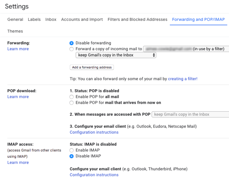 Forwarding to multiple addresses in Gmail Producing Paradise