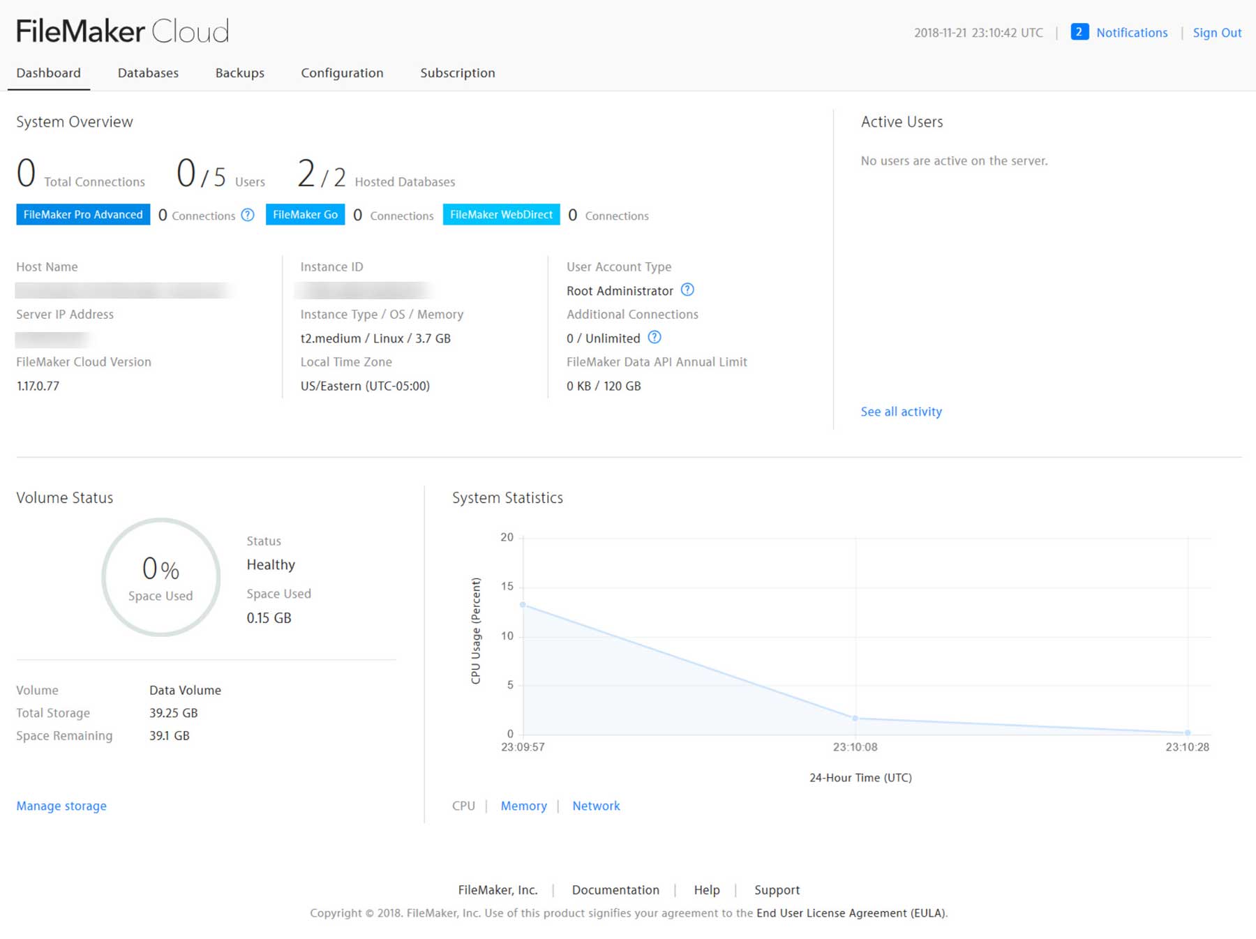 Setup and Management of FileMaker Cloud Productive Computing, Inc