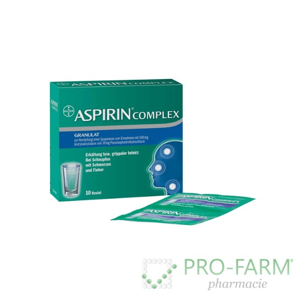 ASPIRIN COMPEX Sachets (500 mg + 30 mg) x 10 ProFarm