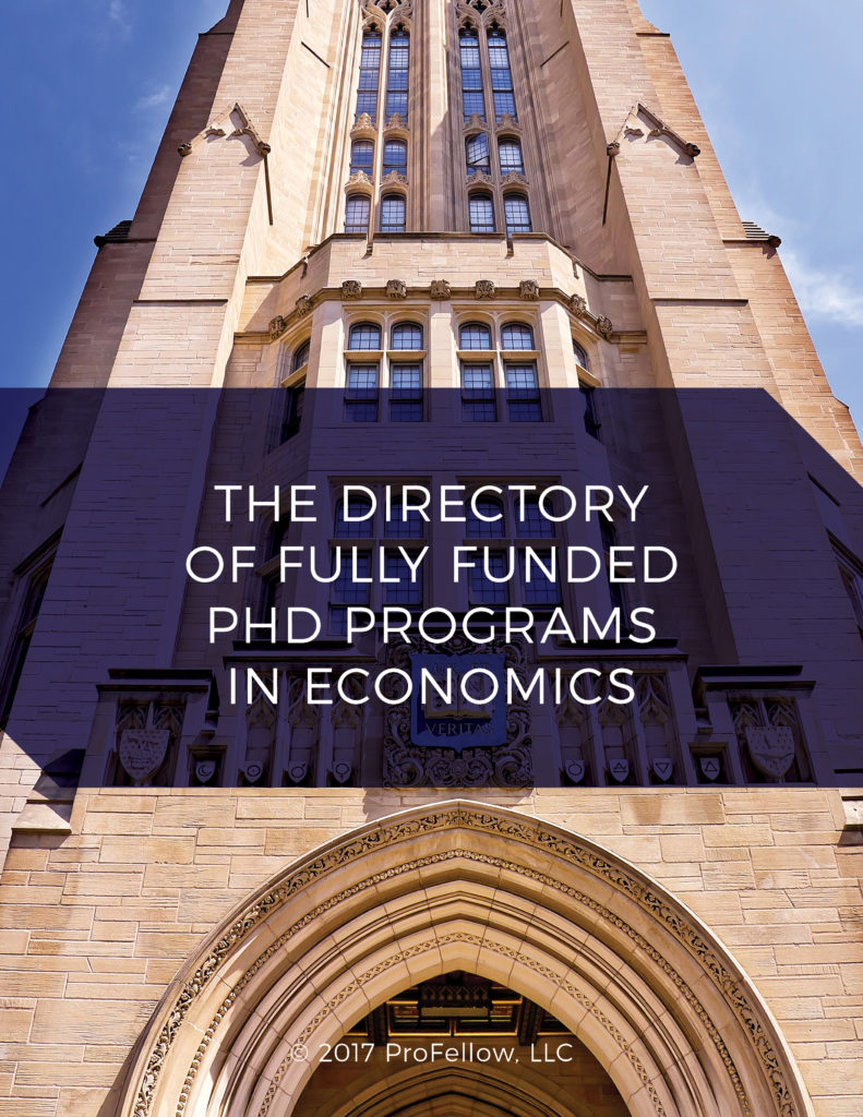 The Directory of Fully Funded PhD Programs in Economics ProFellow