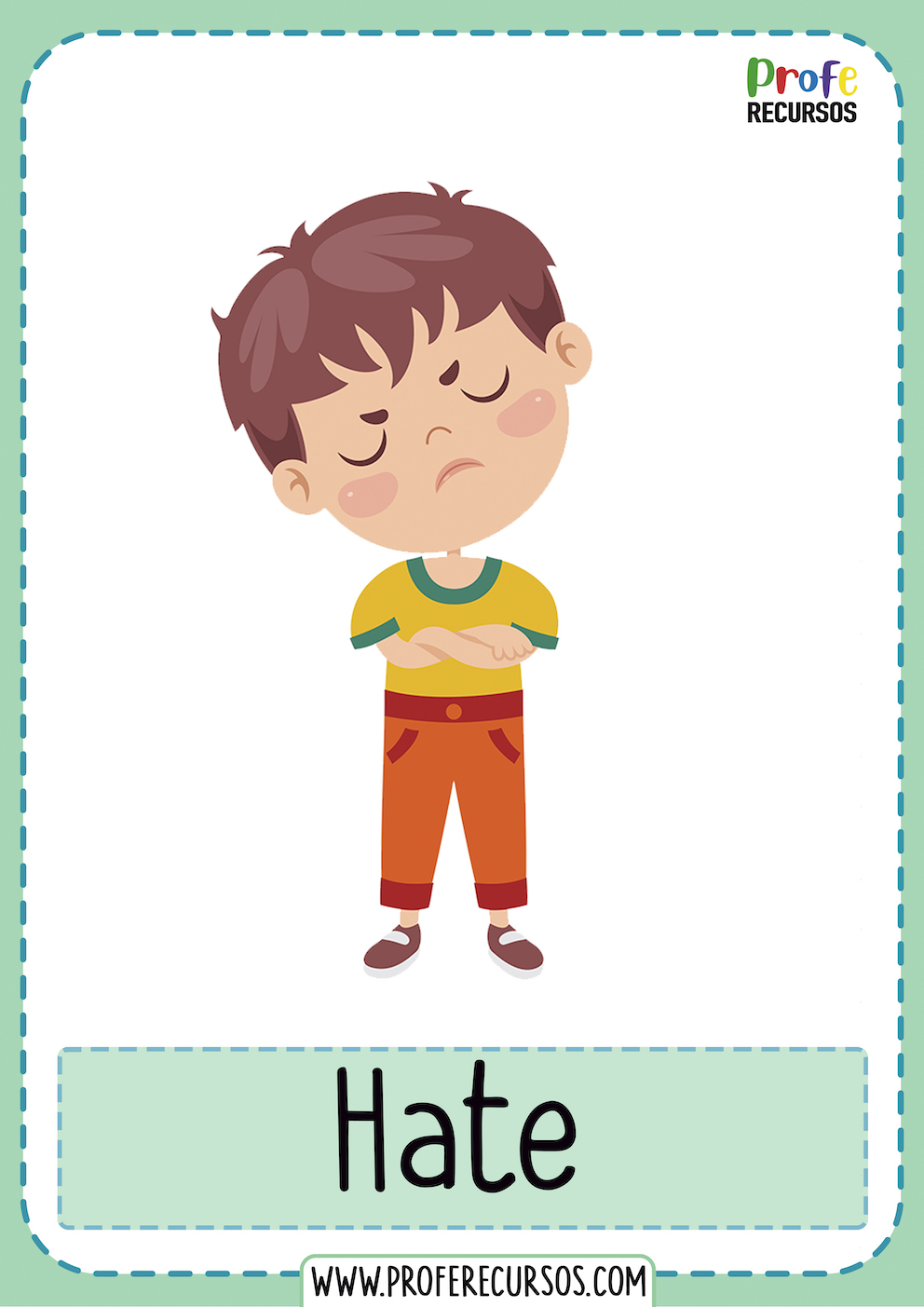 Action verbs list Profe Recursos