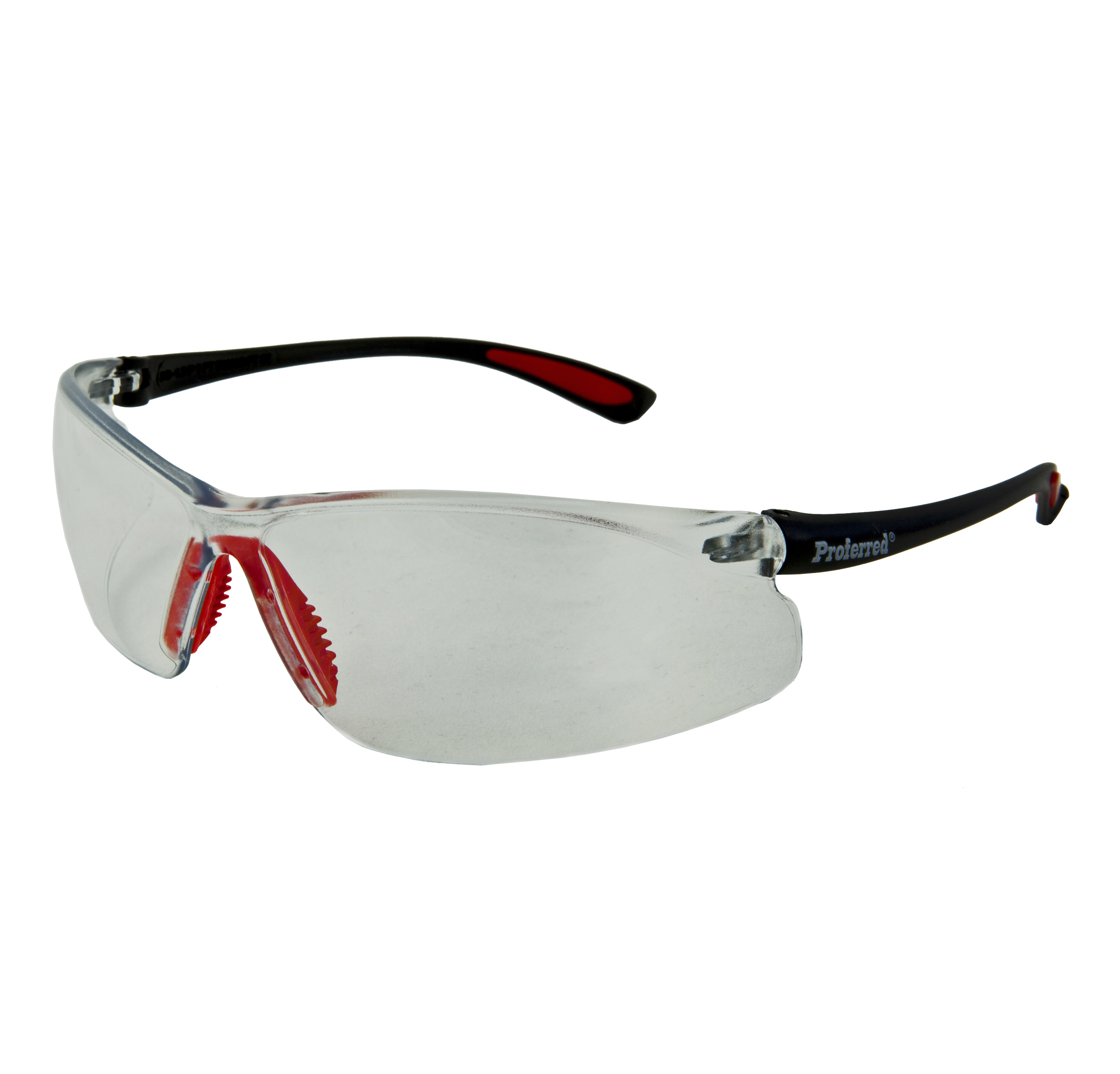 Proferred 200 Clear Lens AS Safety Glasses ANSI Z87.1 Compliant