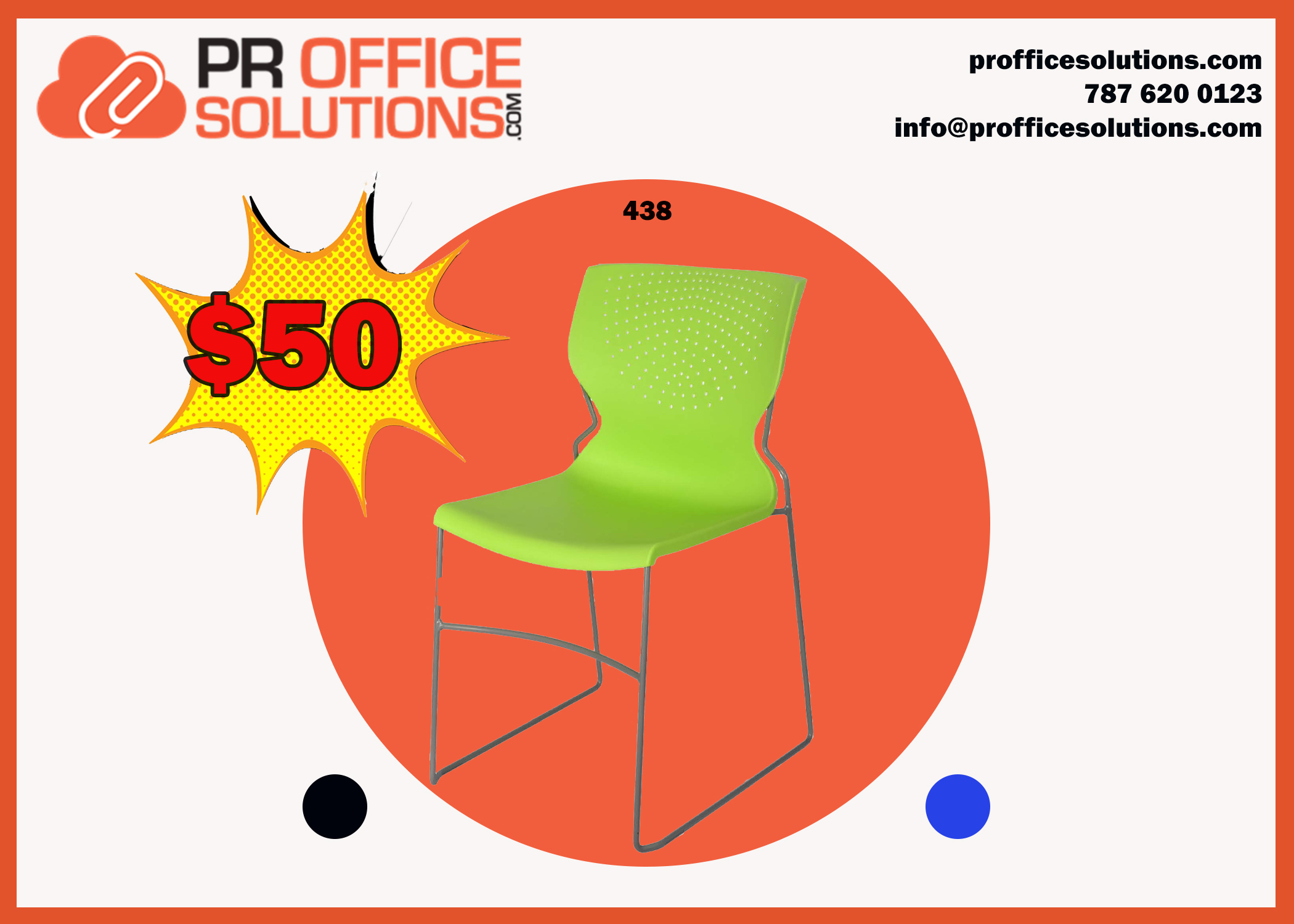 SALE 438 Chair (Pick up only) PR Office Solutions