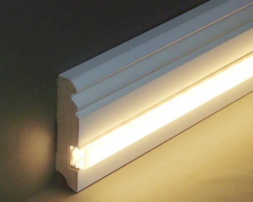 Licht Sockelleisten Lichtleisten LEDs LED Beleuchtung Aluminium
