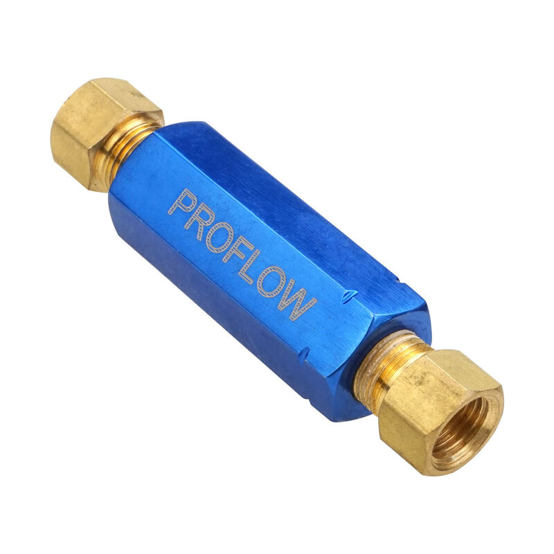 Proflow Residual Pressure Valve, Blue Anodised, 2 psi, Disc Brakes, 1/8