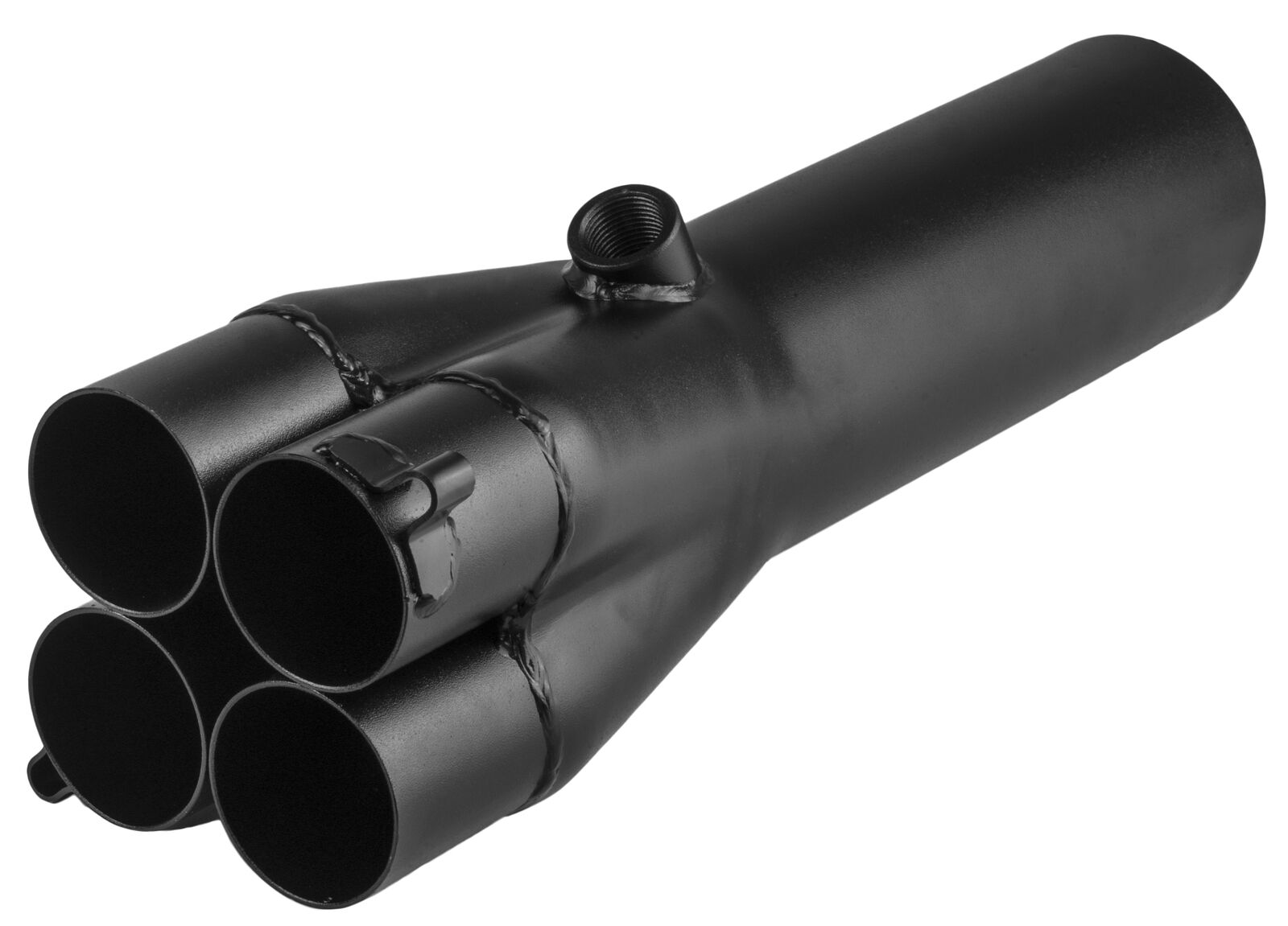 Exhaust Collector Slip On Steel Header 12in. x 21/4in. Primary To 4in