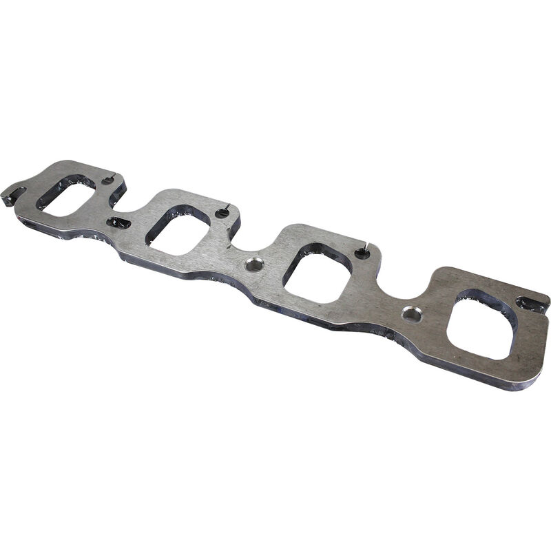 Proflow Header Extractor Flanges, Steel, 3/8 in. Thick, For Ford V8
