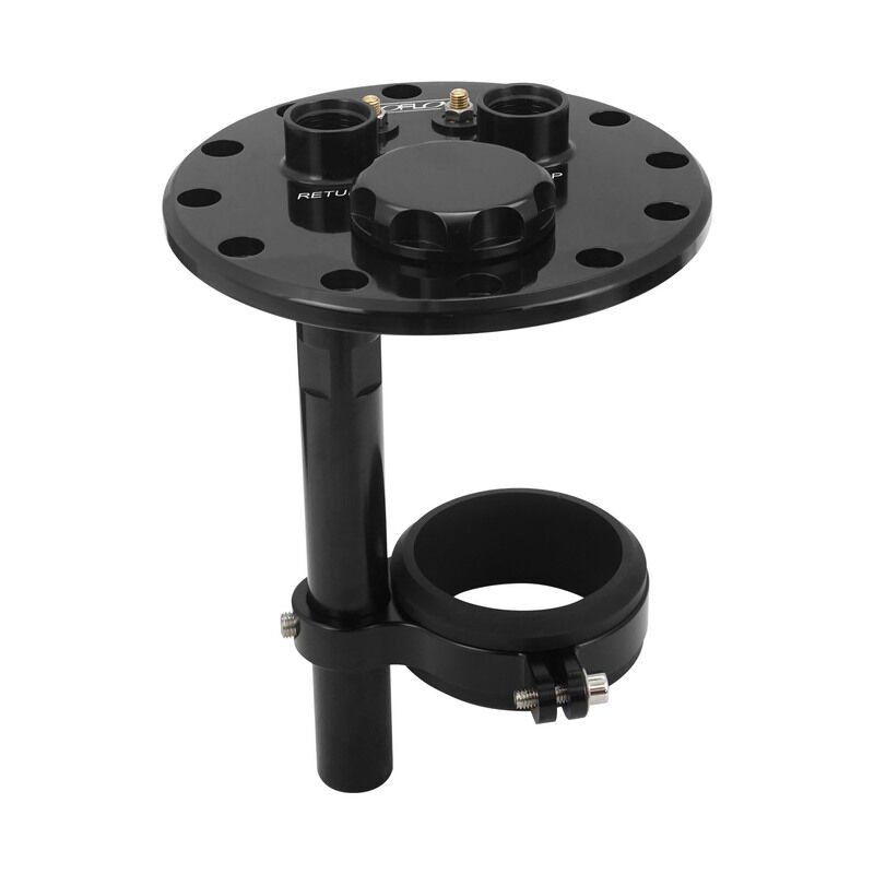 Single Fuel Pump Carrier Mount, In tank, Billet Black, Carrier System