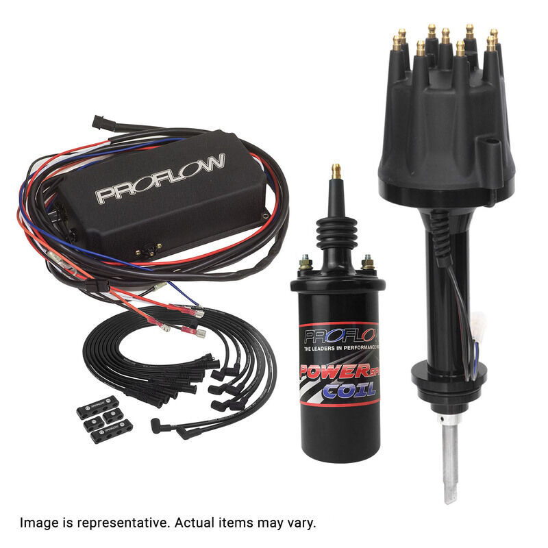Ignition Combo Kit, Pro Series Billet Distributor, Pro Lead Wires 8.8mm