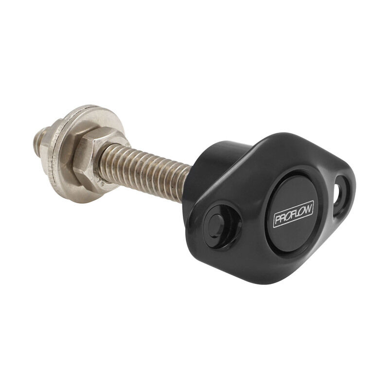 Quick Release Pro Latch Fastener Dzus, Aluminium, Black, Small Head Proflow