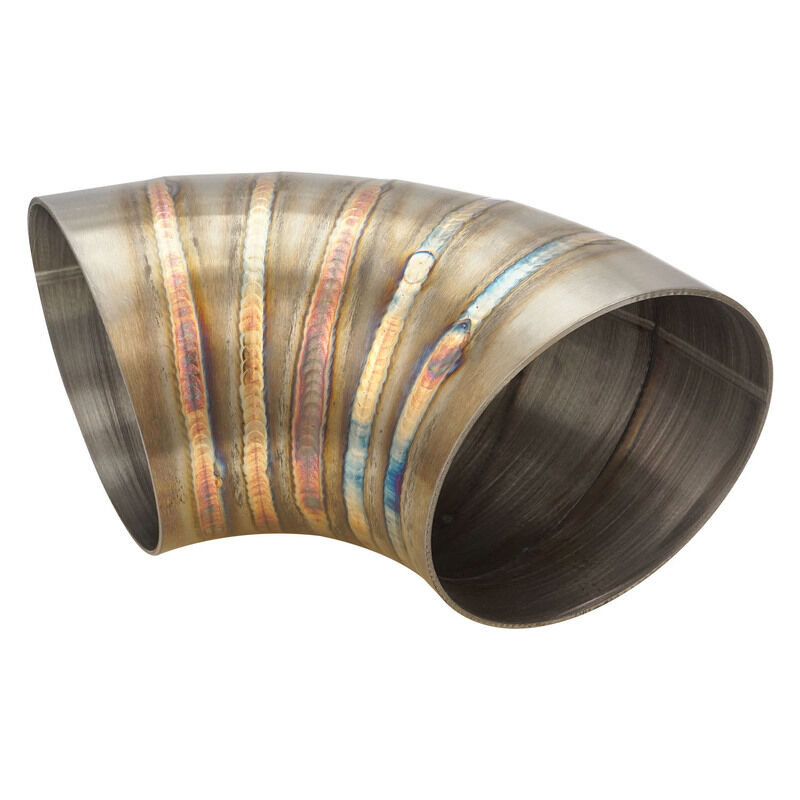 Pie Cut Welded Round Tube 304 Stainless Steel, 4.0 in. 90 deg Proflow