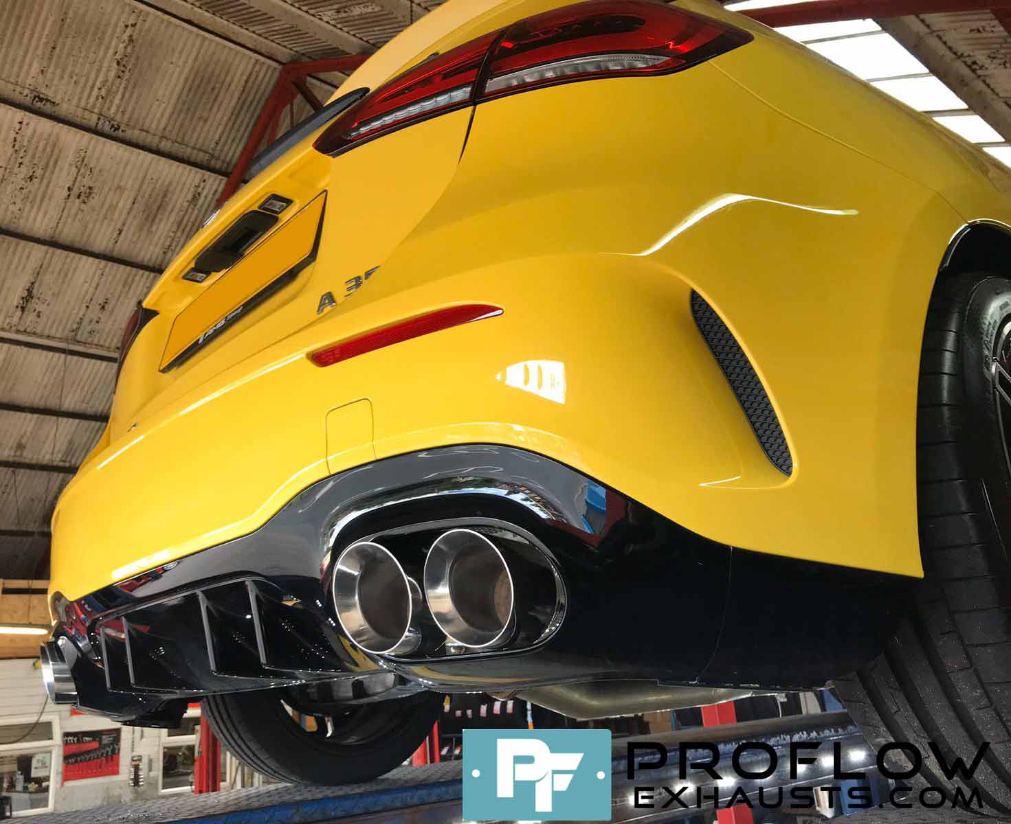 Proflow Exhausts Mercedes A Class AMG Back Box Delete Stainless Steel