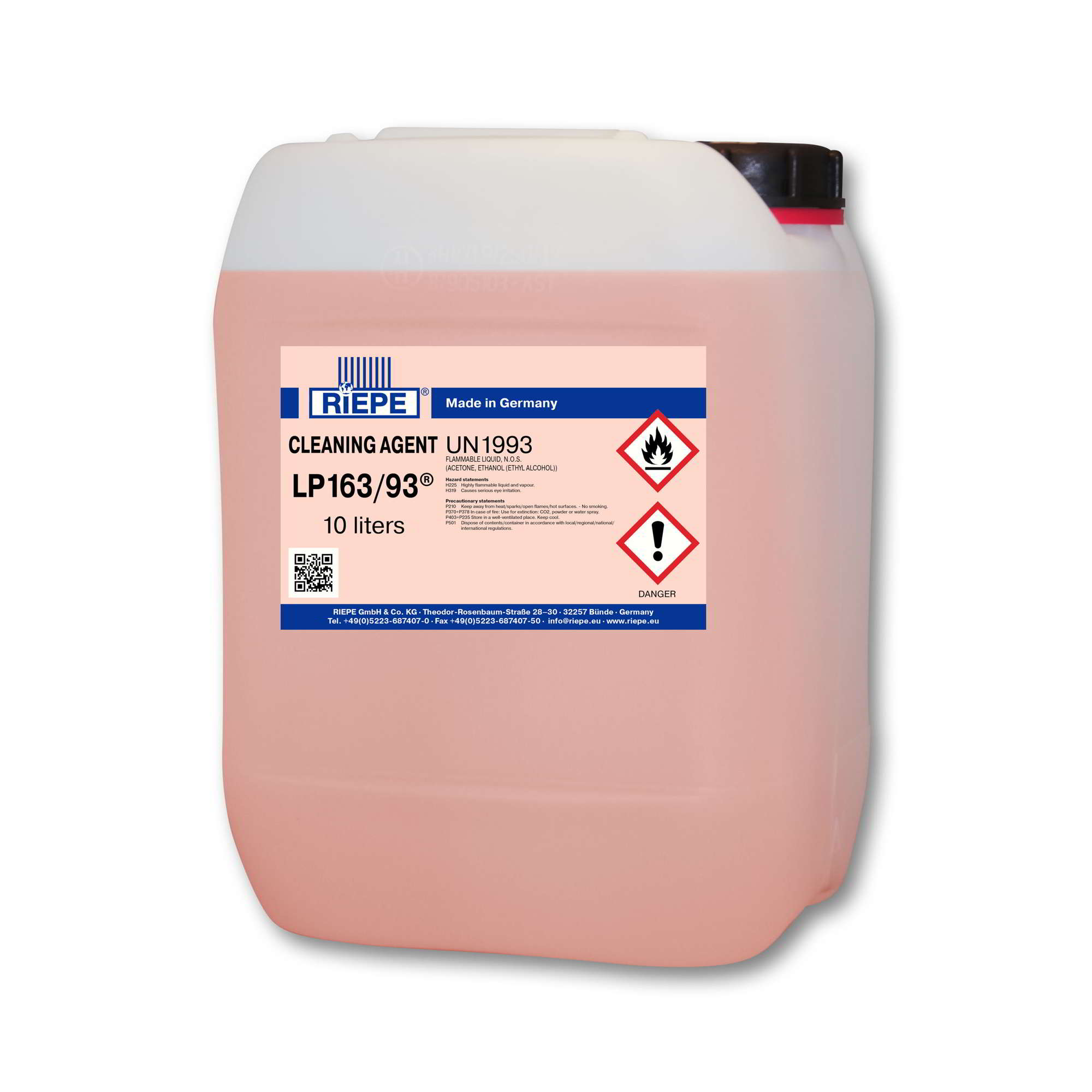 Riepe LP163/93 Cleaning Agent 10 Litres Proform Products