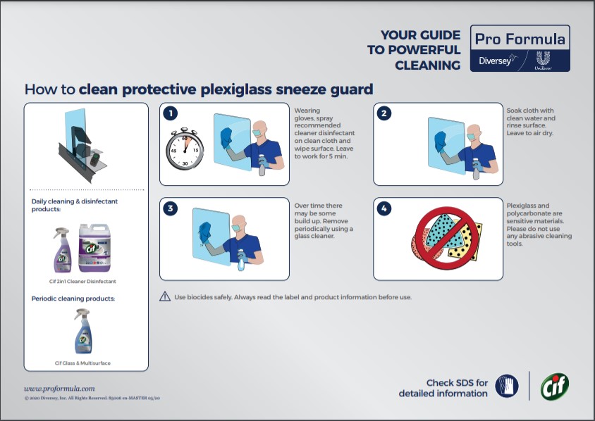 Plexiglass Cleaning Best Practice » Janitorial Cleaning Products UK