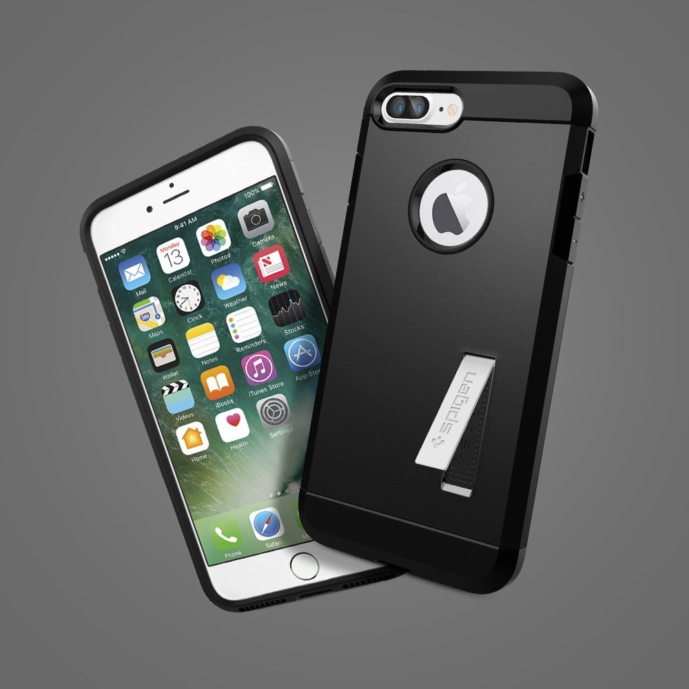 iPhone 8 Plus Case, Genuine SPIGEN Heavy Duty Tough Armor Hard Cover for Apple