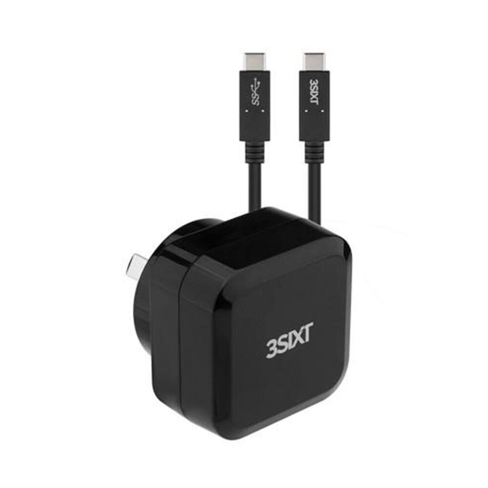 Genuine 3SIXTY 30W Wall charger Type C AU Adapter with USB CC Cable