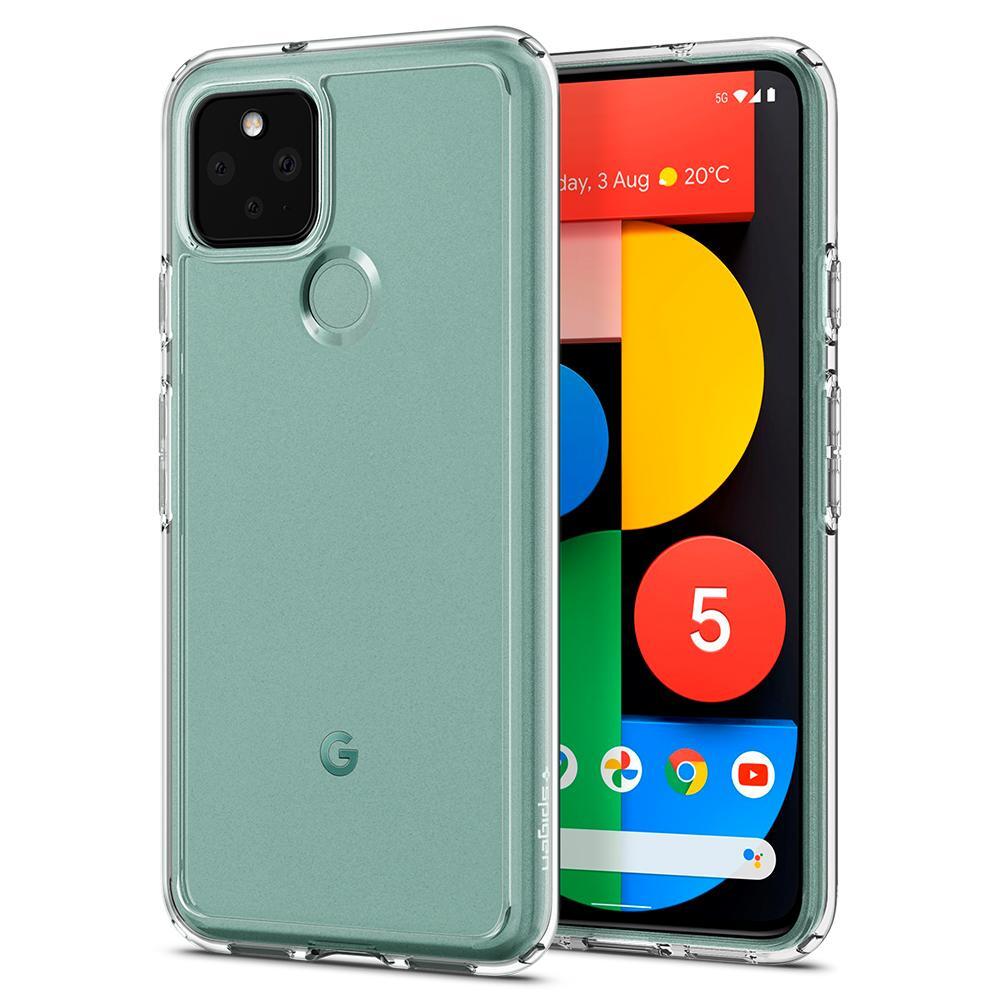 Genuine SPIGEN Ultra Hybrid Shockproof Clear Hard Cover for Google Pixel 5 Case