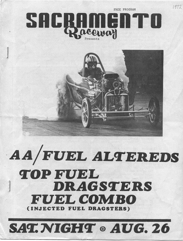 Sacramento Raceway The Motor Racing Programme Covers Project
