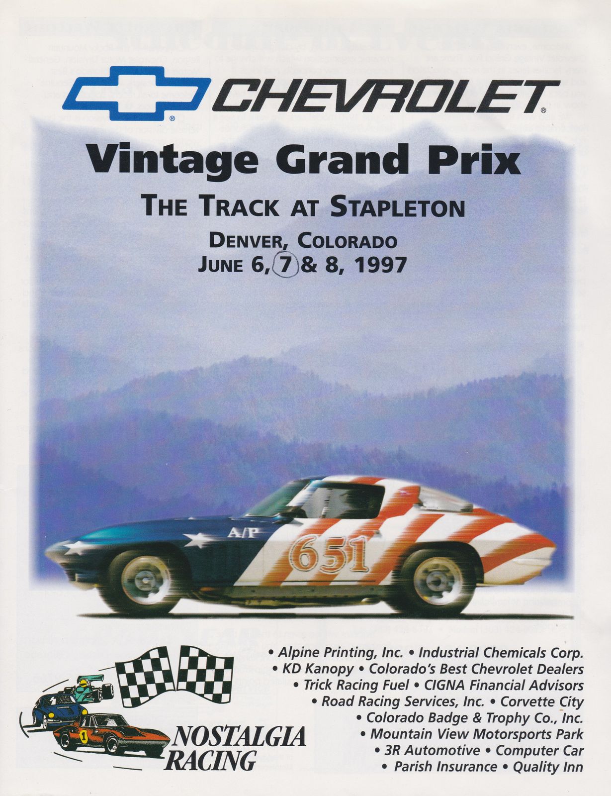 Stapleton The Motor Racing Programme Covers Project