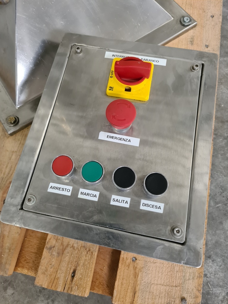 STAINLESS STEEL DRUM ELEVATOR RWM (COD. MFPRELE54) Progitec MTP