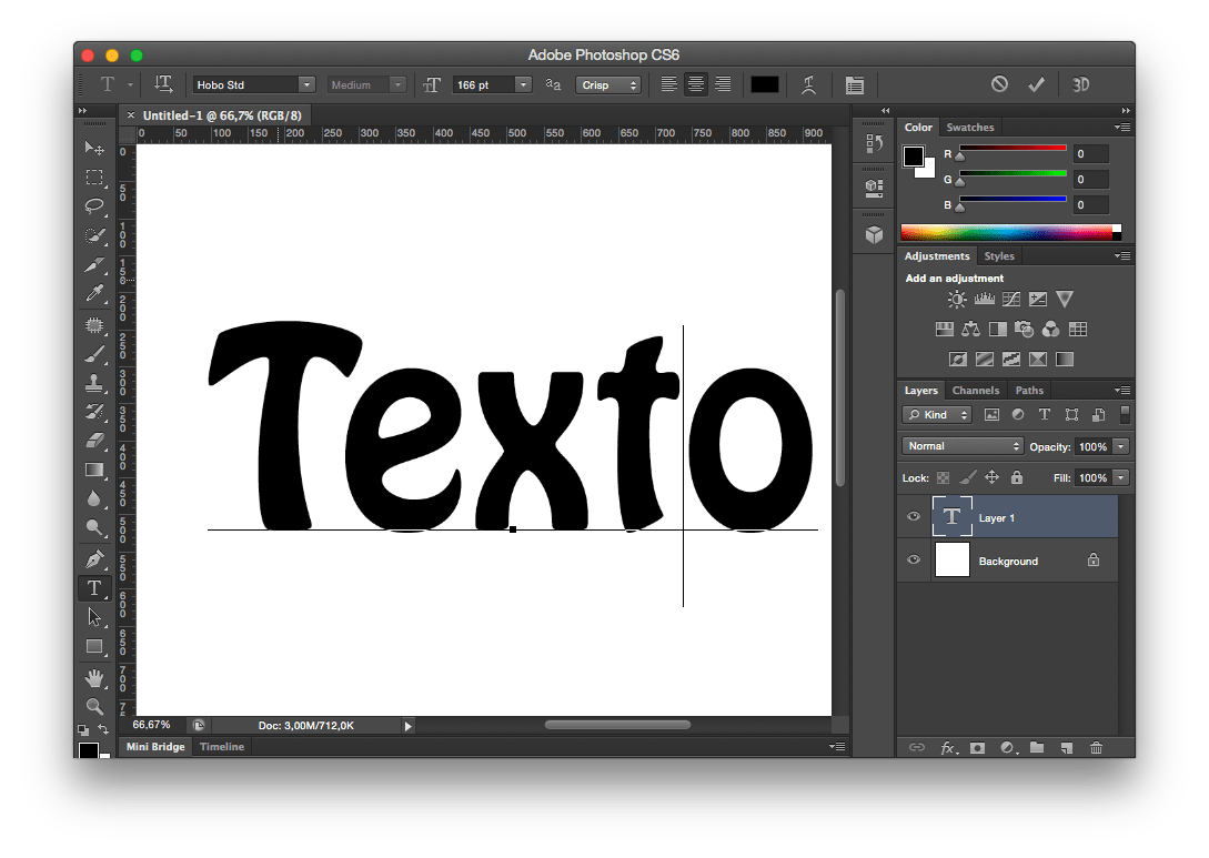 Cómo crear degradado de color en letras con