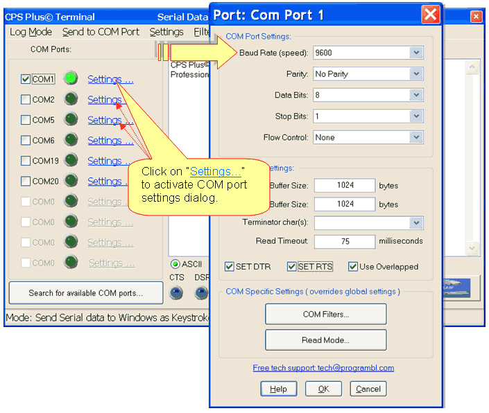 Serial Port Configuration Baud at Cynthia Griffing blog