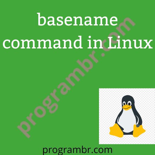 basename command in Linux/Unix, Uses of basename command with examples