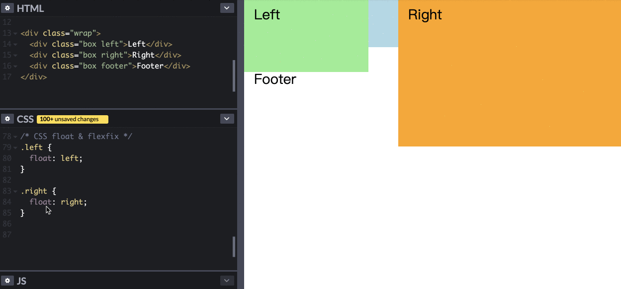 用 clearfix 解決 float 浮動問題的三種方式