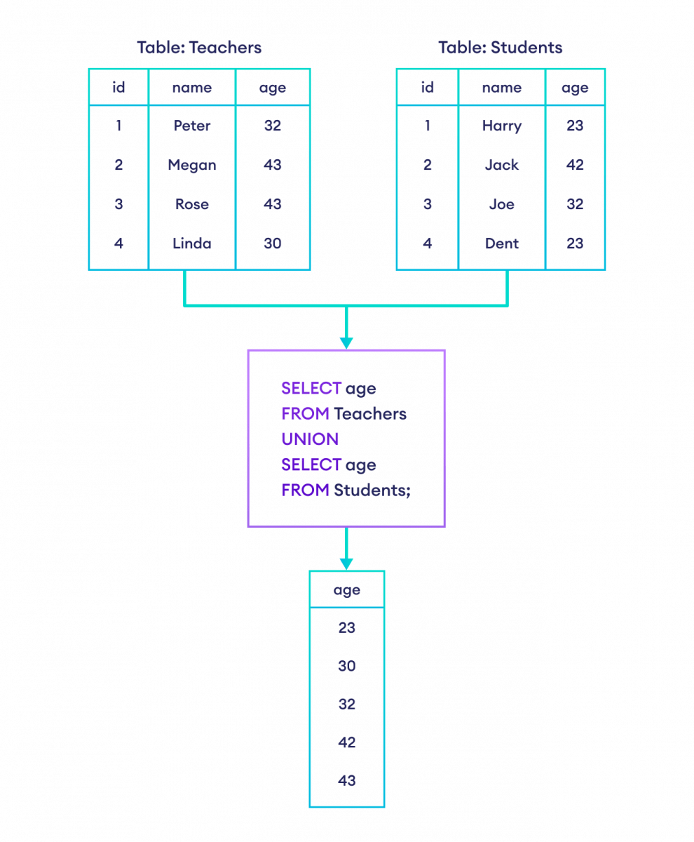 SQL UNION (With Examples)
