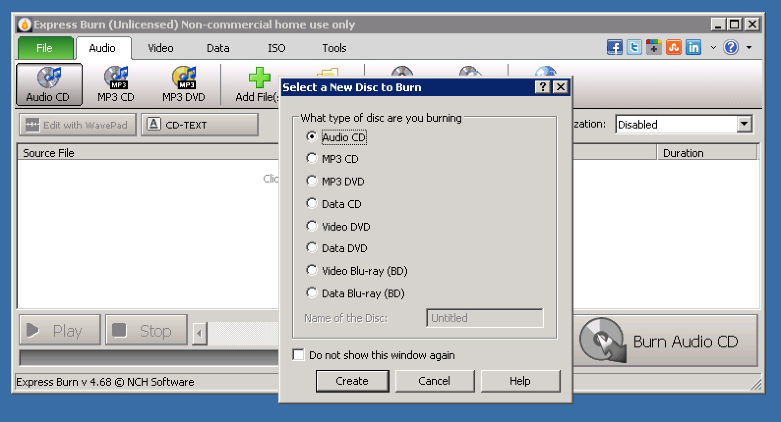 Express Burn CD/DVD Yazma Programı