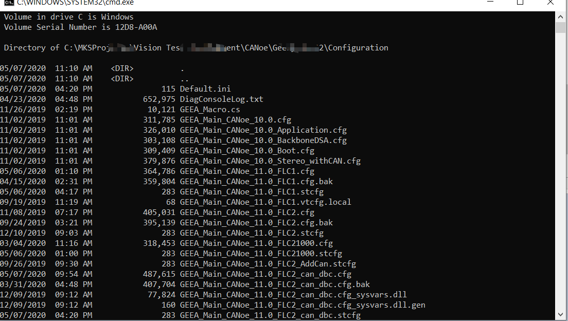 Call cmd and other applications under CAPL script Programmer Sought