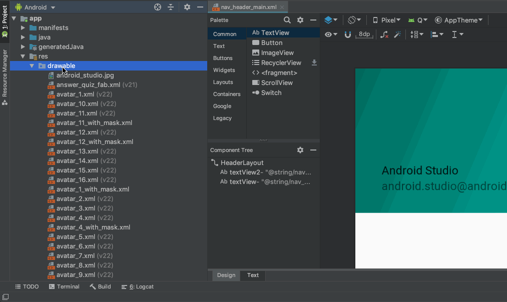 Sortie d'Android Studio 3.4