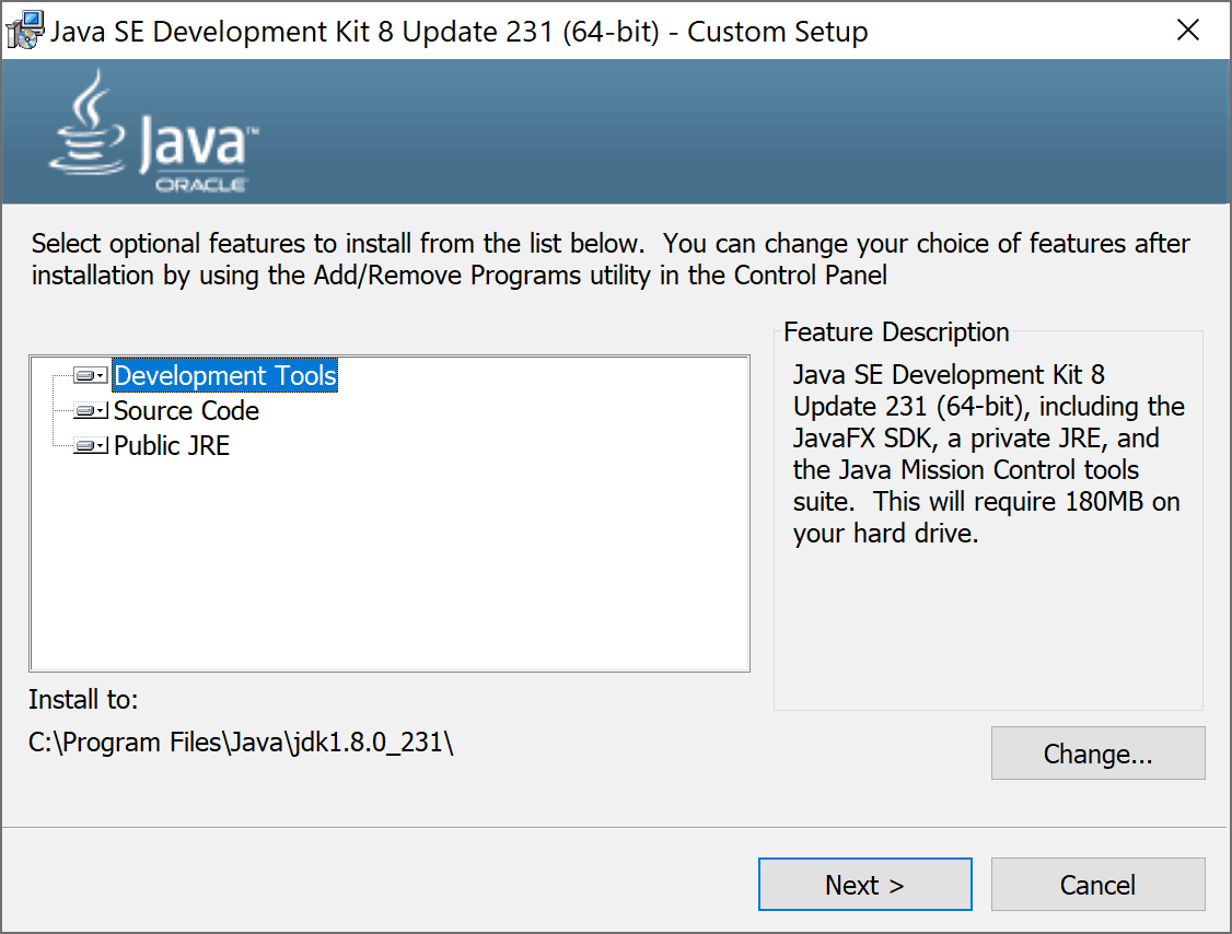Installation von Java 8 (JDK 8) auf einem Windows 10 PC