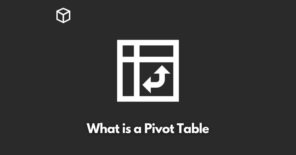 What is a Pivot Table Programming Cube