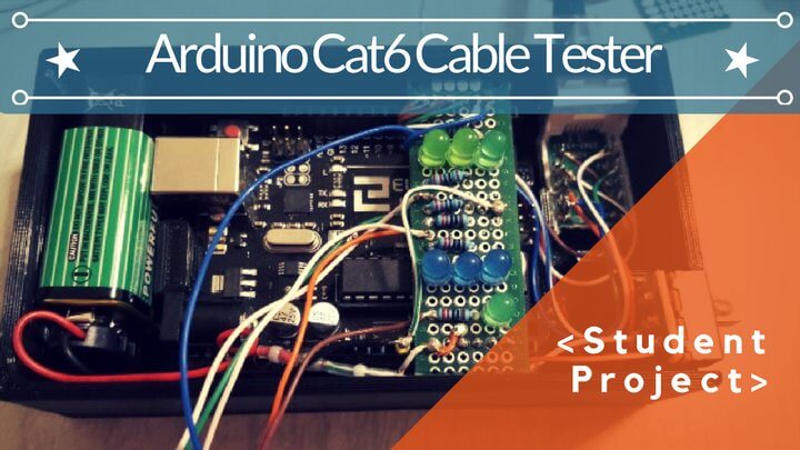 Arduino Cat6 Cable Tester :: Student Project - Programming Electronics