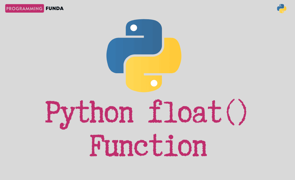 Float Function In Python