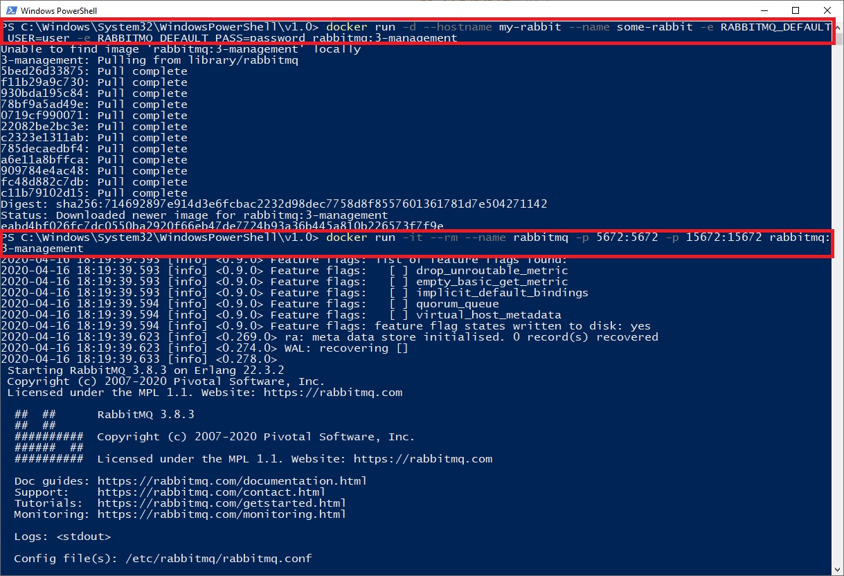 RabbitMQ in an ASP Core 3.1 Microservice