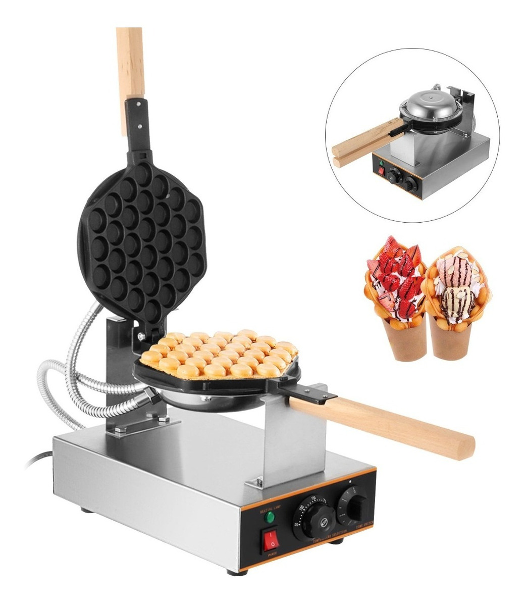 Máquina Waflera Waffles Burbuja Bubble Eléctrica Industrial