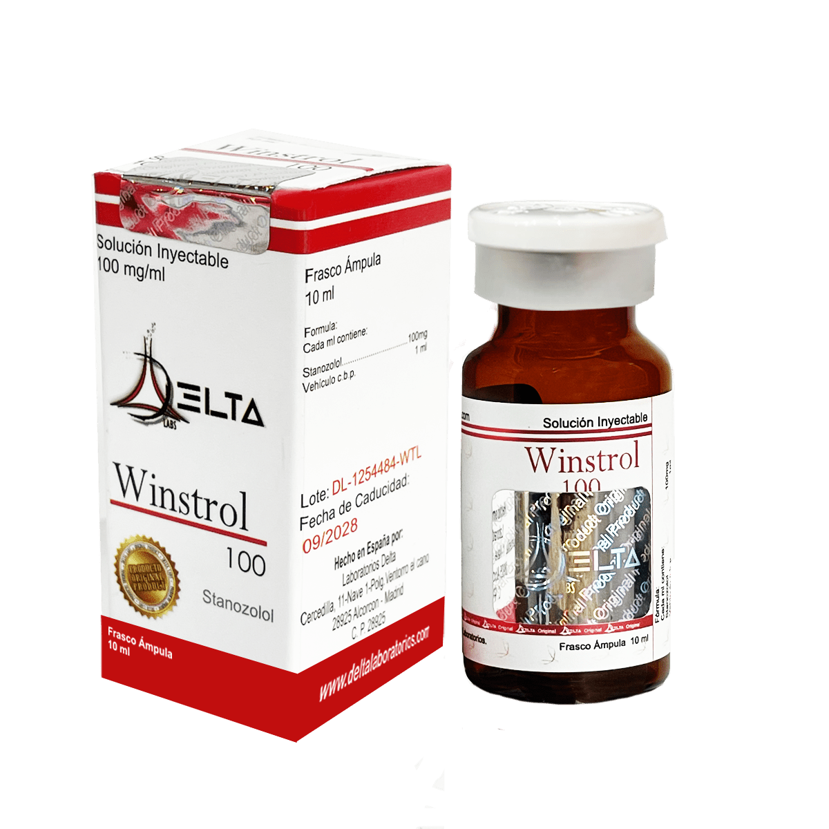 Winstrol Iny 100mg/ml Delta Labs Definicion Muscular Premium