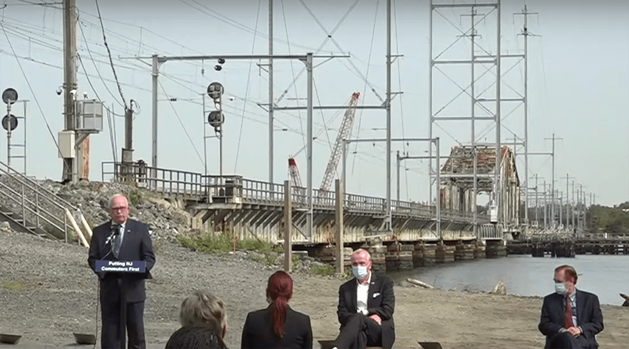 Rail News NJ Transit breaks ground on Raritan Bridge replacement. For