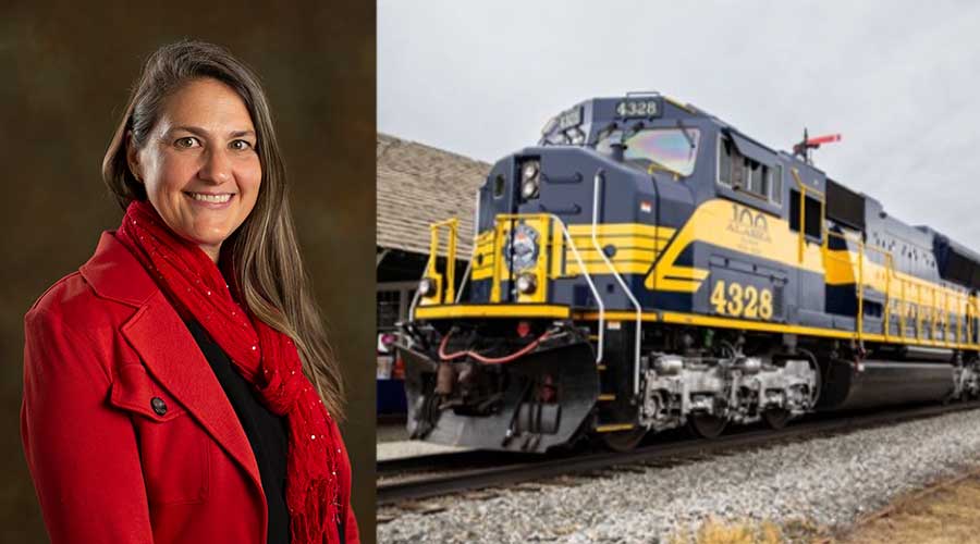 Rail News Alaska Railroad marks 100th anniversary, names Terry VP of