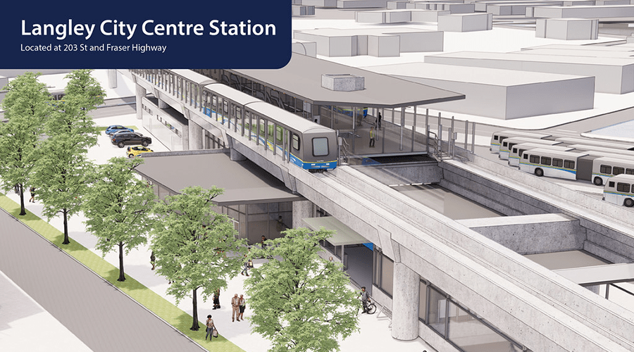 Rail News TransLink names eight stations for Vancouver's Surrey