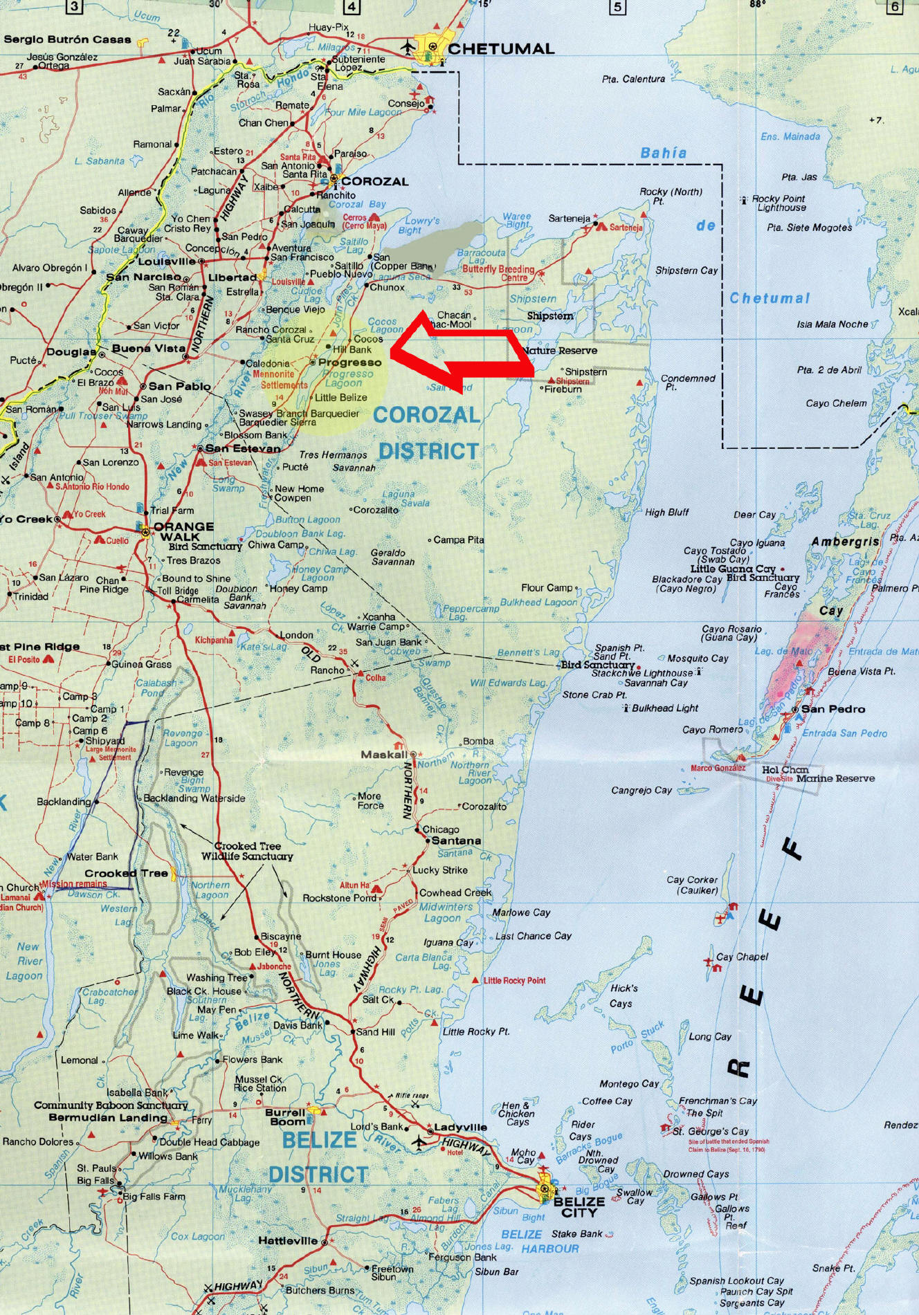Belize Maps