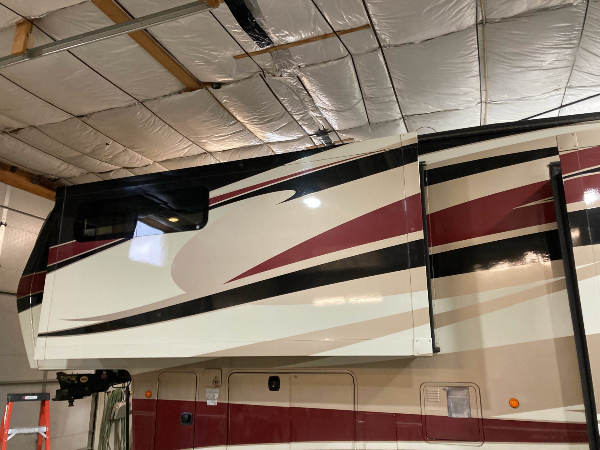 Repair Large Bedroom SlideOut Floor Progress RV