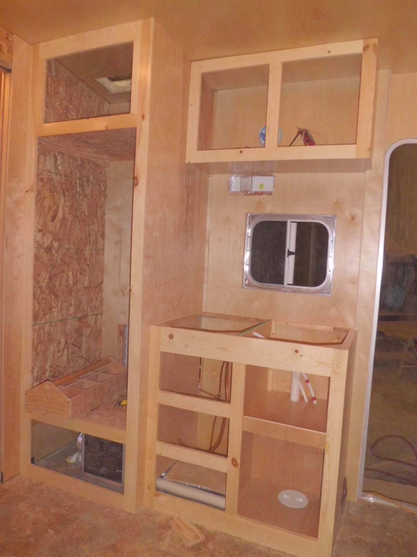 Full Custom Interior Progress RV