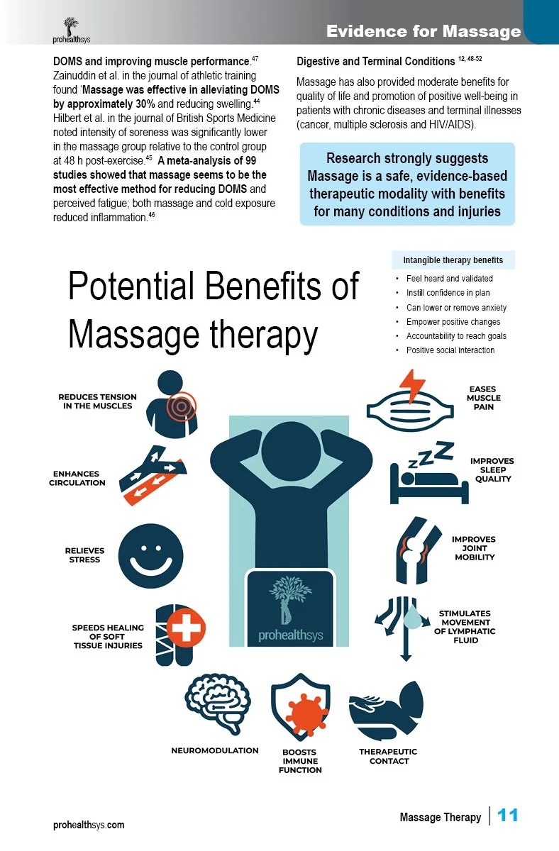 Massage Therapy Textbook by Prohealthsys