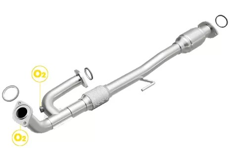 MagnaFlow Downpipe With High Flow Catalytic Converter for 2002 Toyota Camry