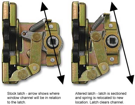 Project33 1933 Ford 3 window highboy coupe - Re-designing the door latches