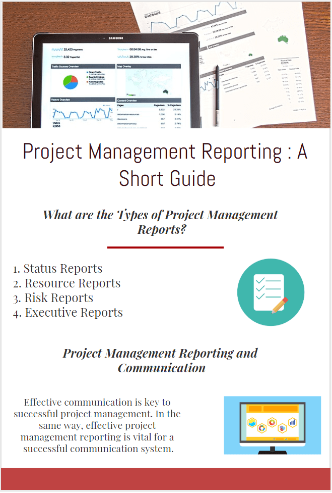Project Management Reporting A Short Guide projectcubicle